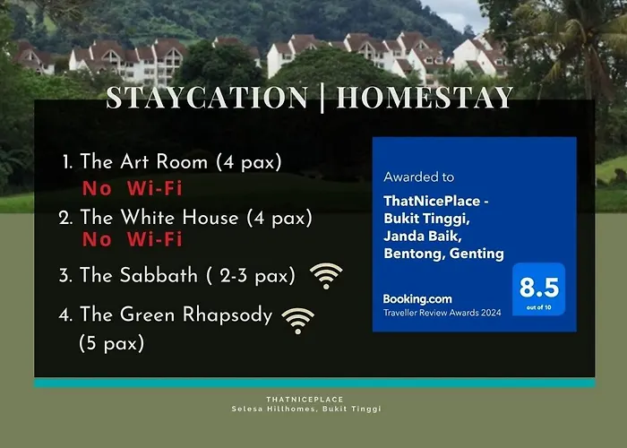 Thatniceplace - Bukit Tinggi, Janda Baik, Bentong, Genting